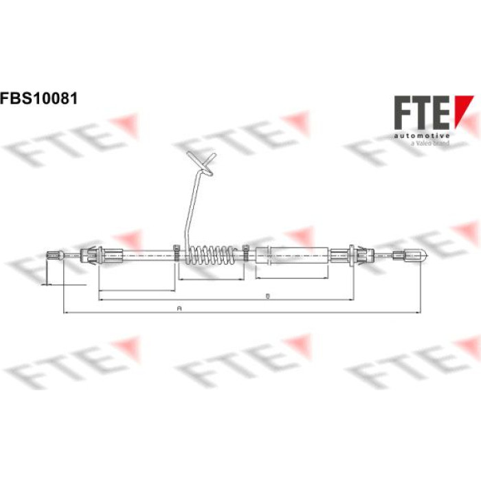 FTE 9250372 Seilzug, Feststellbremse FTE 9250372 Seilzug, Feststellbremse