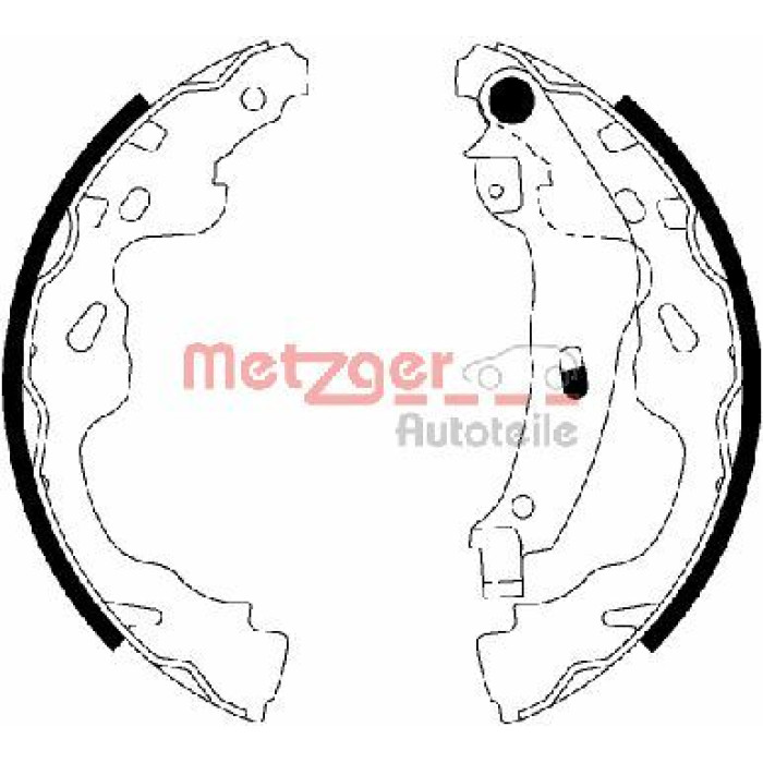 Metzger MG 209 Bremsbackensatz