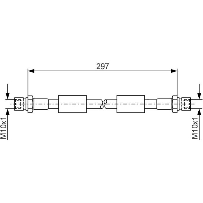 BOSCH 1 987 476 380 Bremsschlauch
