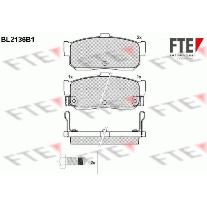 FTE 9010684 Bremsbelagsatz, Scheibenbremse FTE 9010684 Bremsbelagsatz, Scheibenbremse