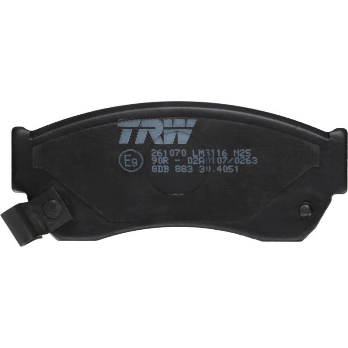 TRW GDB883 Bremsbelagsatz, Scheibenbremse COTEC TRW GDB883 Bremsbelagsatz, Scheibenbremse COTEC