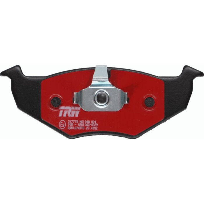 TRW GDB1274DTE Bremsbelagsatz, Scheibenbremse DTEC COTEC TRW GDB1274DTE Bremsbelagsatz, Scheibenbremse DTEC COTEC
