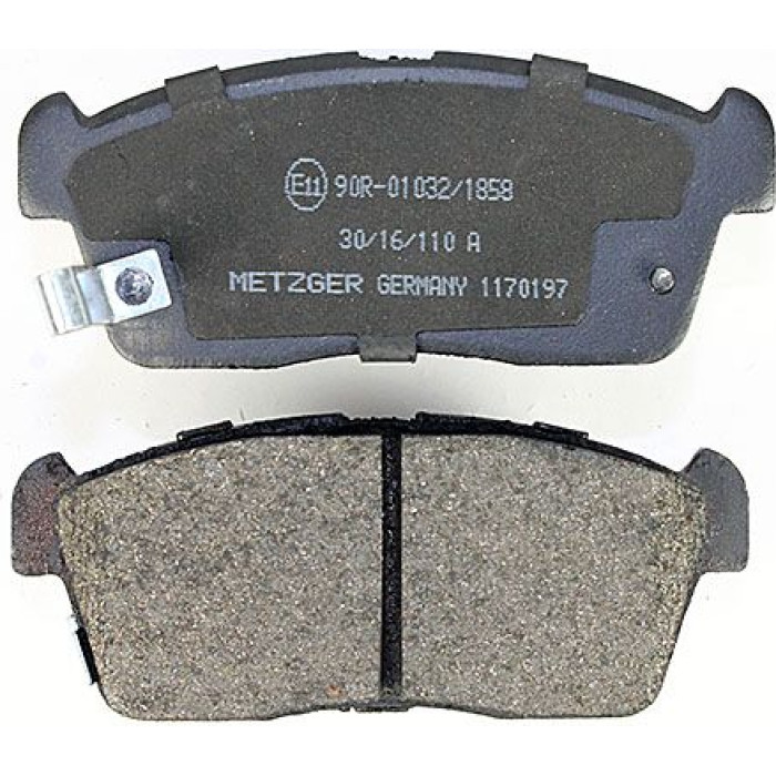 Metzger 1170197 Bremsbelagsatz, Scheibenbremse Metzger 1170197 Bremsbelagsatz, Scheibenbremse
