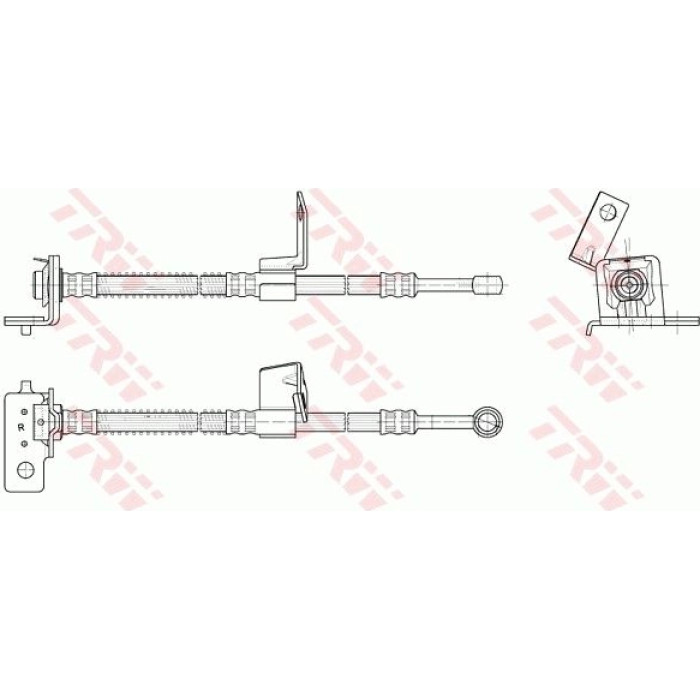 TRW PHD955 Bremsschlauch TRW PHD955 Bremsschlauch