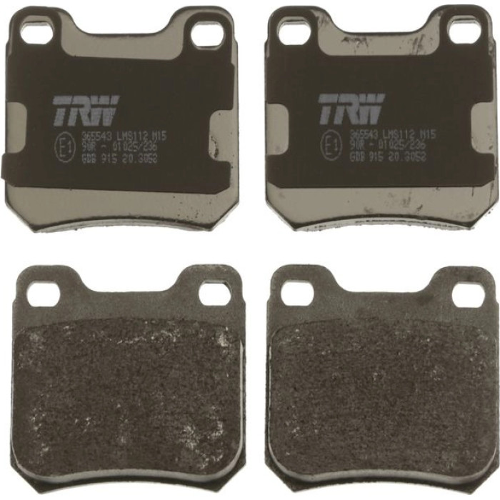 TRW GDB915 Bremsbelagsatz, Scheibenbremse COTEC TRW GDB915 Bremsbelagsatz, Scheibenbremse COTEC