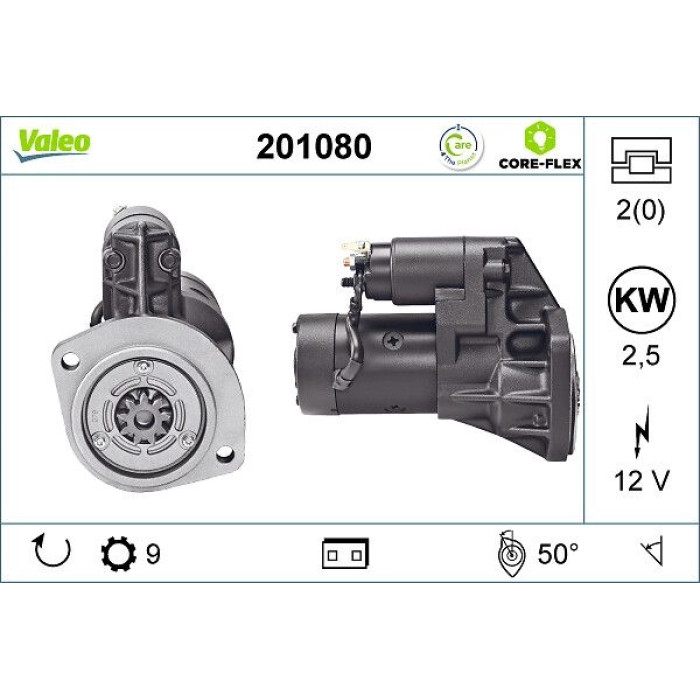 Valeo 201080 Starter CORE-FLEX Valeo 201080 Starter CORE-FLEX