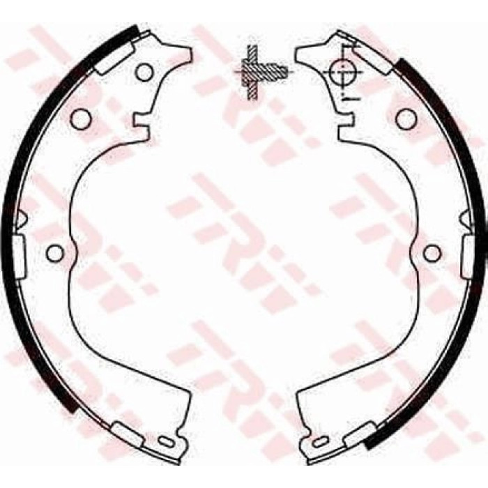 TRW GS8593 Bremsbackensatz TRW GS8593 Bremsbackensatz