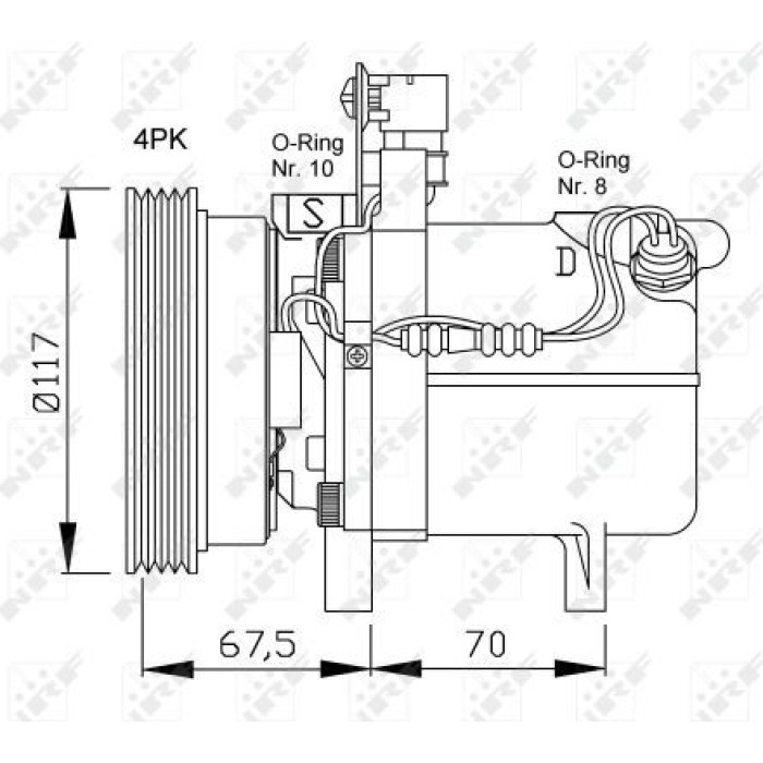 NRF 32055 Kompressor, Klimaanlage EASY FIT NRF 32055 Kompressor, Klimaanlage EASY FIT