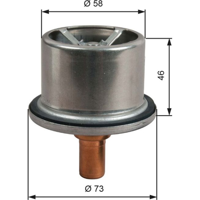 Thermostat, Kühlmittel TH51287G1
