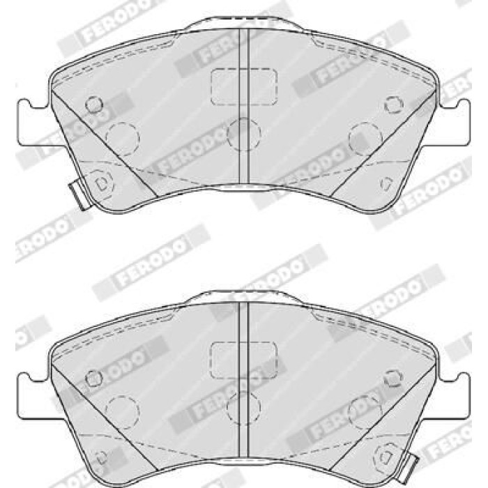 Ferodo FDB4047 Bremsbelagsatz, Scheibenbremse PREMIER ECO FRICTION