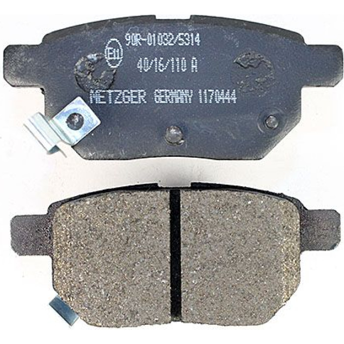 Metzger 1170444 Bremsbelagsatz, Scheibenbremse Metzger 1170444 Bremsbelagsatz, Scheibenbremse