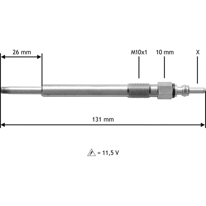 Valeo 345202 Glühkerze