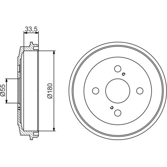 BOSCH 0 986 477 315 Bremstrommel BOSCH 0 986 477 315 Bremstrommel