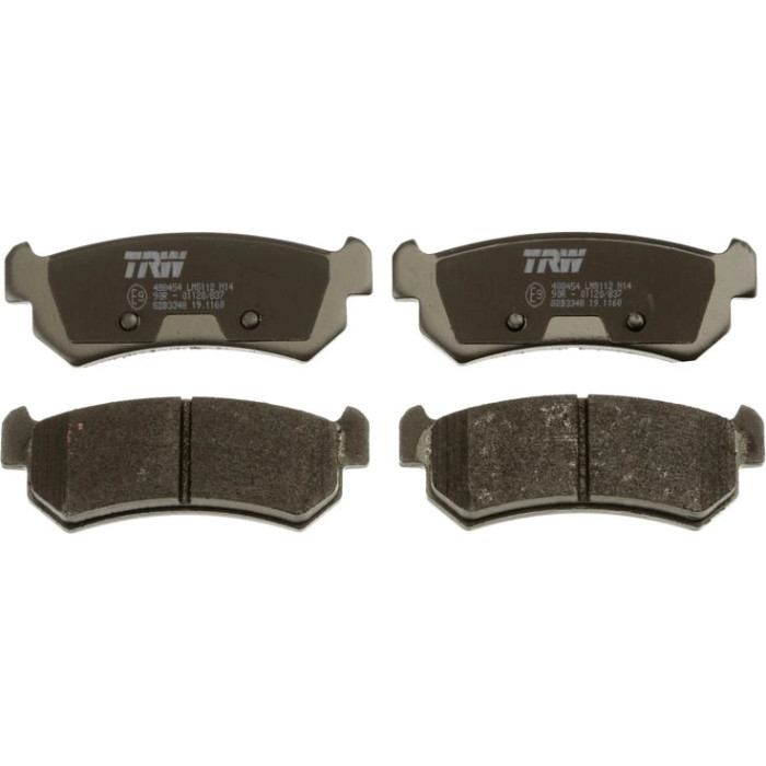 TRW GDB3348 Bremsbelagsatz, Scheibenbremse COTEC
