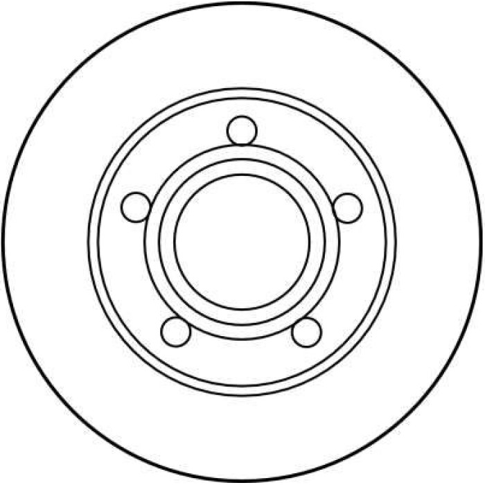 TRW DF1542 Bremsscheibe TRW DF1542 Bremsscheibe