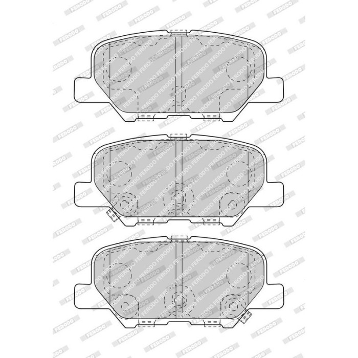 Ferodo FDB4739 Bremsbelagsatz, Scheibenbremse PREMIER ECO FRICTION Ferodo FDB4739 Bremsbelagsatz, Scheibenbremse PREMIER ECO FRICTION