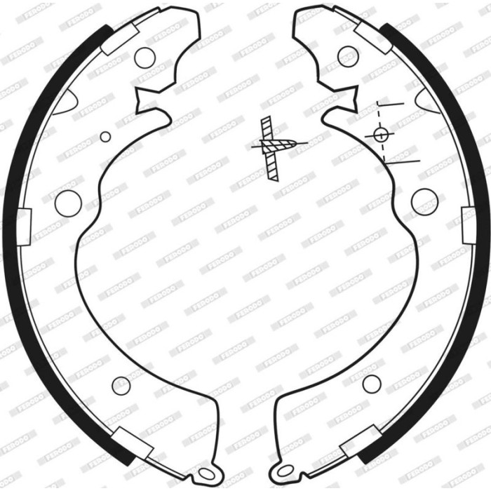 Ferodo FSB318 Bremsbackensatz PREMIER Ferodo FSB318 Bremsbackensatz PREMIER
