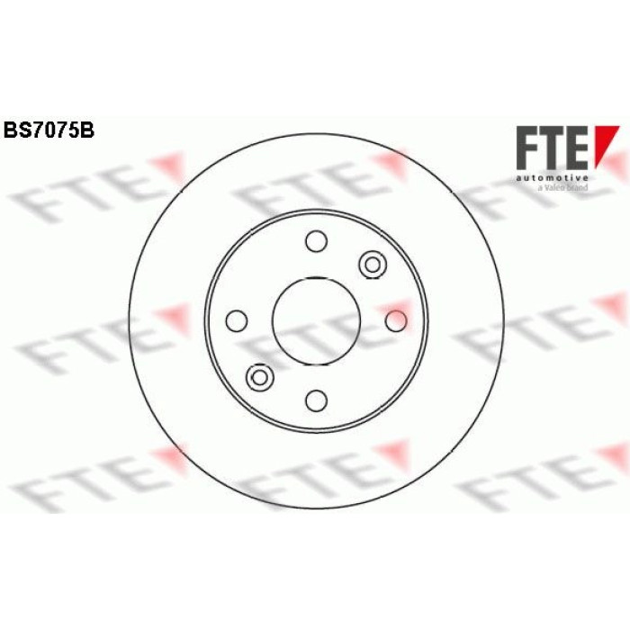 FTE 9082499 Bremsscheibe COATED RANGE