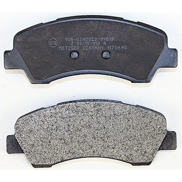 Metzger 1170690 Bremsbelagsatz, Scheibenbremse Metzger 1170690 Bremsbelagsatz, Scheibenbremse