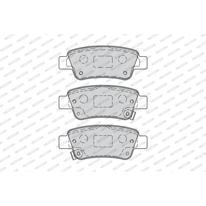 Ferodo FDB4233 Bremsbelagsatz, Scheibenbremse PREMIER ECO FRICTION