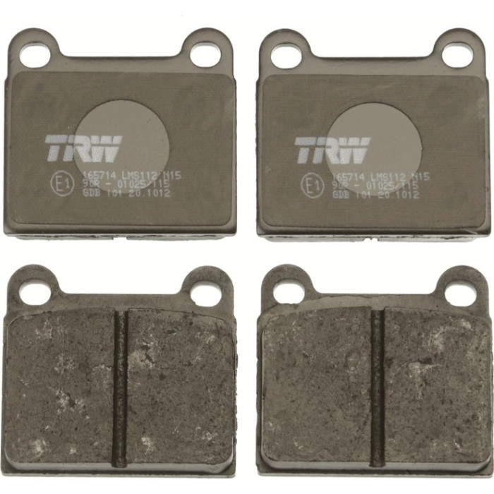 TRW GDB101 Bremsbelagsatz, Scheibenbremse COTEC