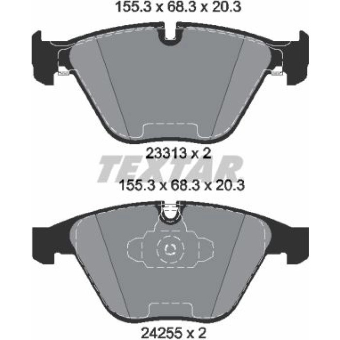 Textar 2331301 Bremsbelagsatz, Scheibenbremse Q+ Textar 2331301 Bremsbelagsatz, Scheibenbremse Q+