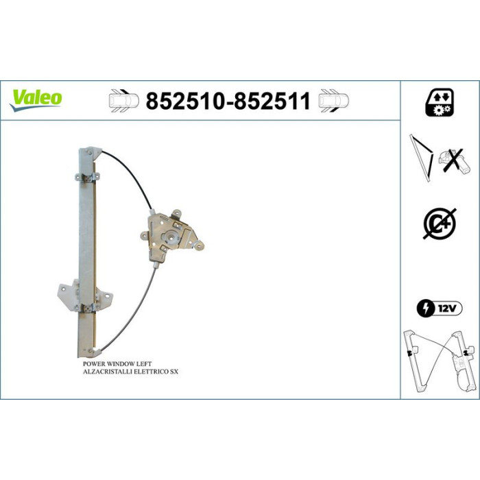 Valeo 852510 Fensterheber Valeo 852510 Fensterheber