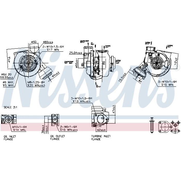 Nissens Turbolader 93177