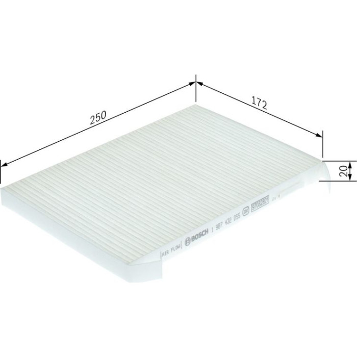 BOSCH 1 987 432 055 Innenraumfilter