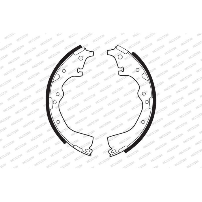 Ferodo FSB284 Bremsbackensatz PREMIER Ferodo FSB284 Bremsbackensatz PREMIER
