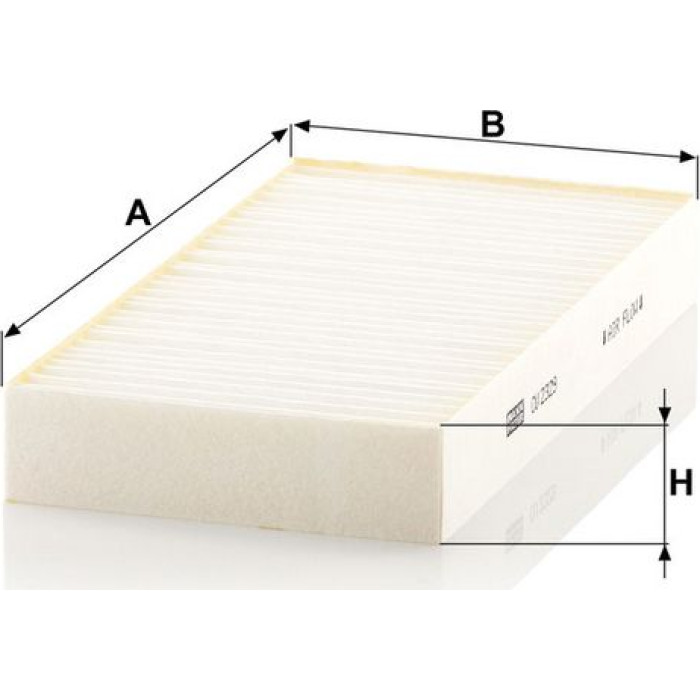 MANN-FILTER CU 2329 Innenraumfilter, Partikelfilter MANN-FILTER CU 2329 Innenraumfilter, Partikelfilter