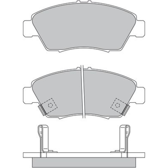 Bremsbelagsatz, Scheibenbremse 1170388 Bremsbelagsatz, Scheibenbremse 1170388