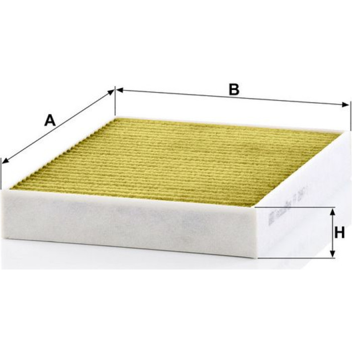 MANN-FILTER FP 2847/1 Innenraumfilter FreciousPlus Aktivkohlefilter mit Polyphenol, antibakteriell, Feinstaubfilter (PM 2.5)