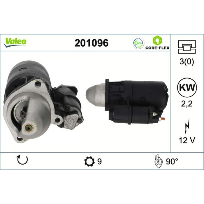 Valeo 201096 Starter CORE-FLEX