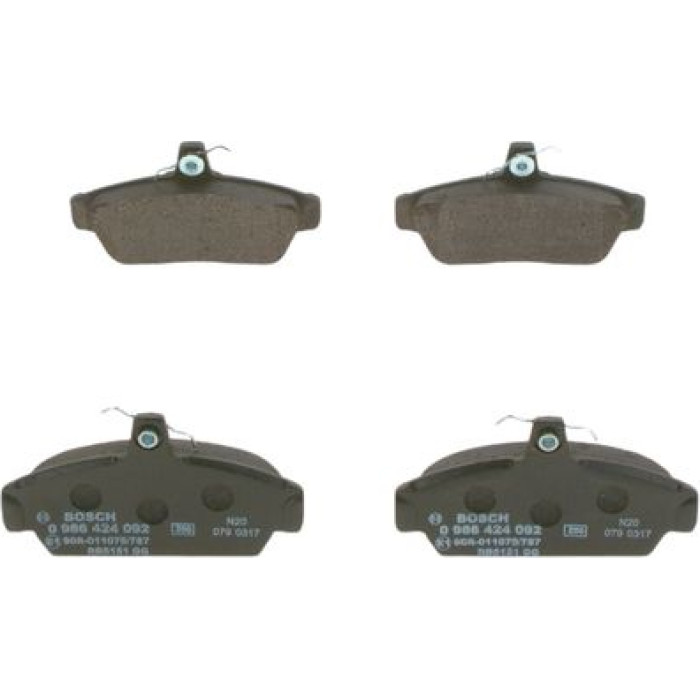 BOSCH 0 986 424 092 Bremsbelagsatz, Scheibenbremse BOSCH 0 986 424 092 Bremsbelagsatz, Scheibenbremse
