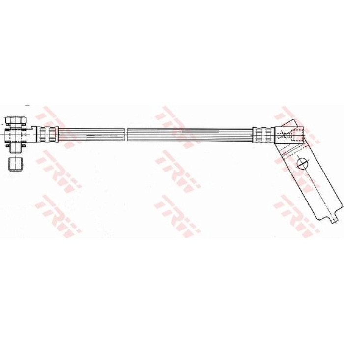 TRW PHD952 Bremsschlauch