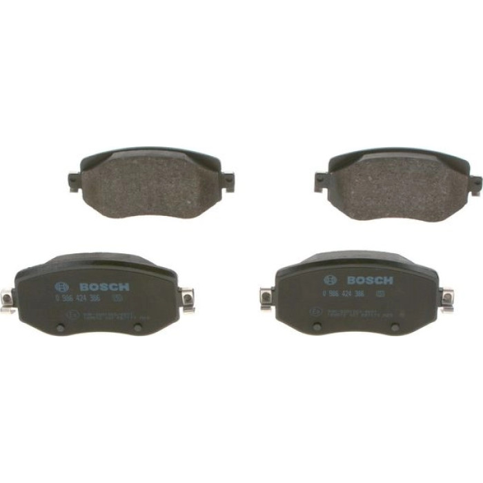 BOSCH 0 986 424 386 Bremsbelagsatz, Scheibenbremse