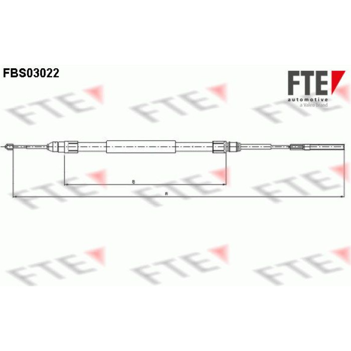 FTE 9250111 Seilzug, Feststellbremse FTE 9250111 Seilzug, Feststellbremse