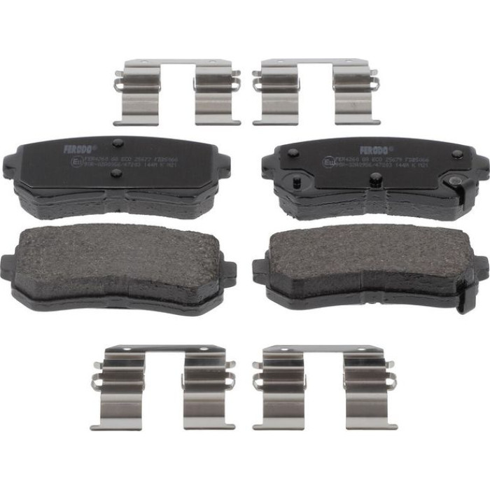 Ferodo FDB5066 Bremsbelagsatz, Scheibenbremse PREMIER ECO FRICTION Ferodo FDB5066 Bremsbelagsatz, Scheibenbremse PREMIER ECO FRICTION