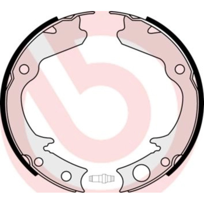 Brembo S 78 508 Bremsbackensatz, Feststellbremse ESSENTIAL LINE