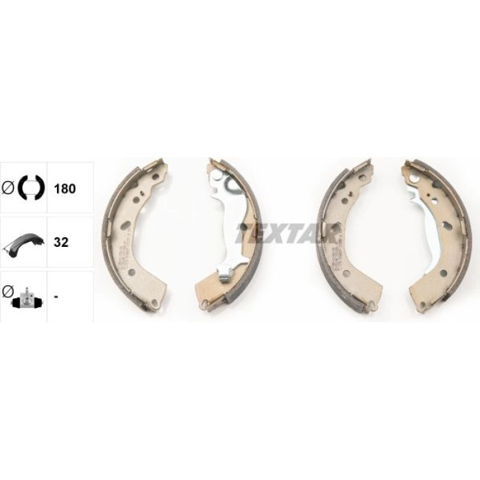 Textar 91074500 Bremsbackensatz Textar 91074500 Bremsbackensatz