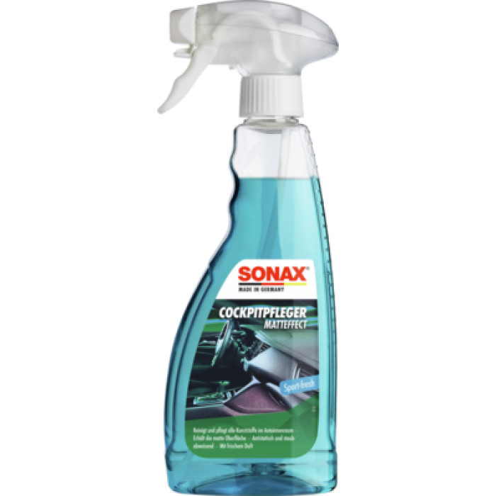 SONAX 03572410 Kunststoffpflegemittel CockpitPfleger Matteffect Sport-fresh