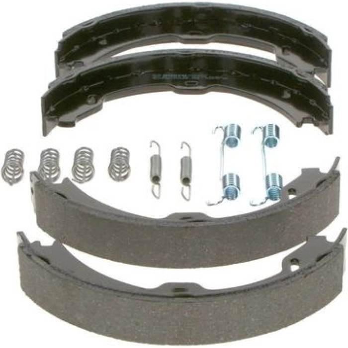 BOSCH 0 986 487 666 Bremsbackensatz, Feststellbremse BOSCH 0 986 487 666 Bremsbackensatz, Feststellbremse