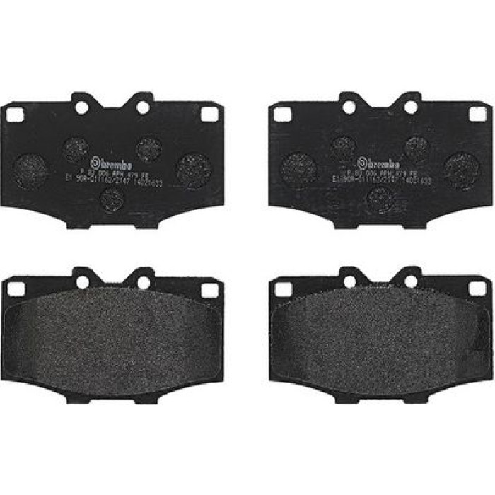 Brembo P 83 006 Bremsbelagsatz, Scheibenbremse PRIME LINE Brembo P 83 006 Bremsbelagsatz, Scheibenbremse PRIME LINE