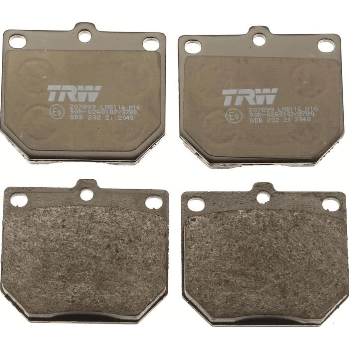 TRW GDB232 Bremsbelagsatz, Scheibenbremse TRW GDB232 Bremsbelagsatz, Scheibenbremse