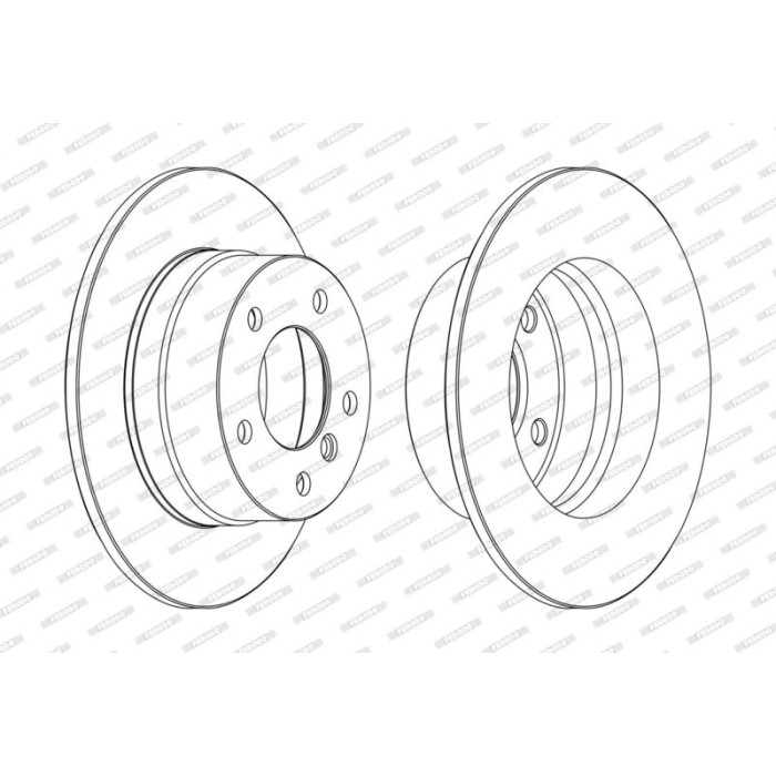 Ferodo DDF1361C Bremsscheibe PREMIER Coat+ disc