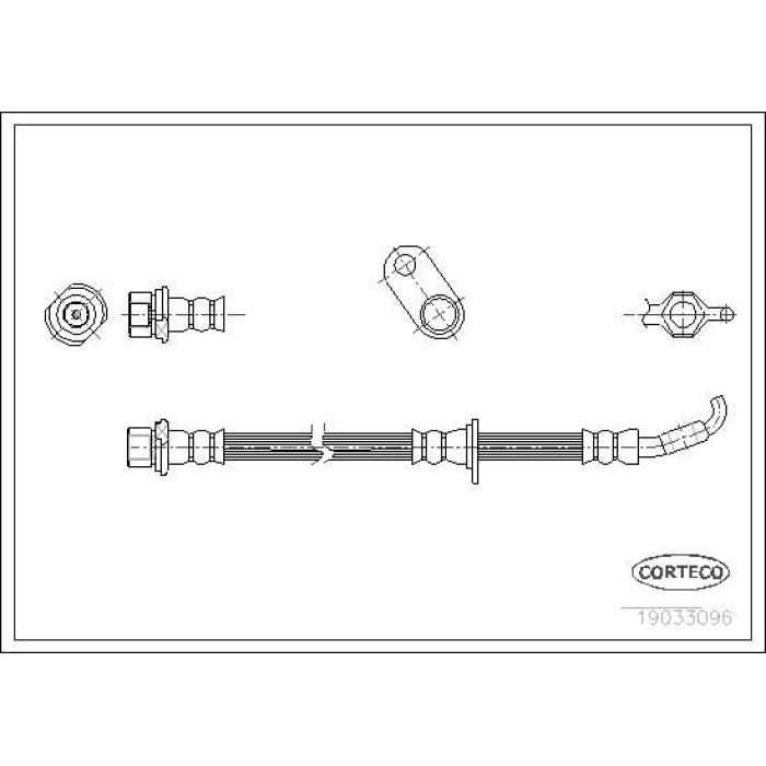 Corteco 19033096 Bremsschlauch