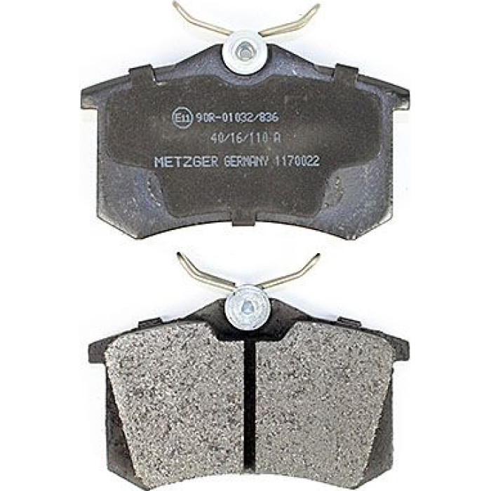 Metzger 1170022 Bremsbelagsatz, Scheibenbremse Metzger 1170022 Bremsbelagsatz, Scheibenbremse