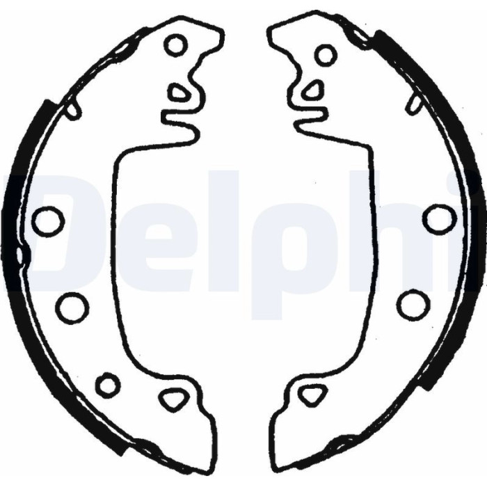Delphi LS1721 Bremsbackensatz