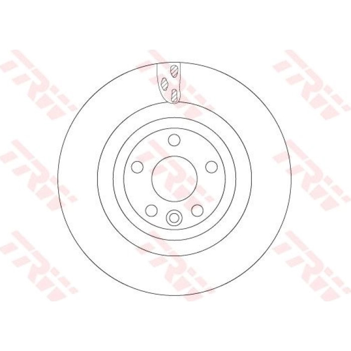 TRW DF6706S Bremsscheibe SINGLE TRW DF6706S Bremsscheibe SINGLE